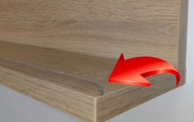 Организуйте пространство стильно: новинка - полка навесная с бортиком.