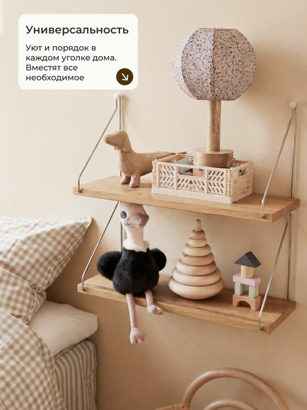 Полка навесная Анрат "Элана пн 2.48к"