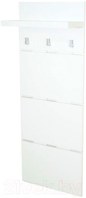 Вешалка для прихожей В.52 (белая)