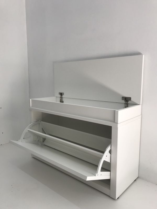 Тумба для обуви Элана-1к.80 (белая)