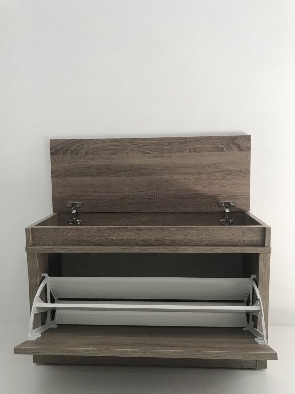 Тумба для обуви Анрат Элана1к.80 (дуб трюфель)