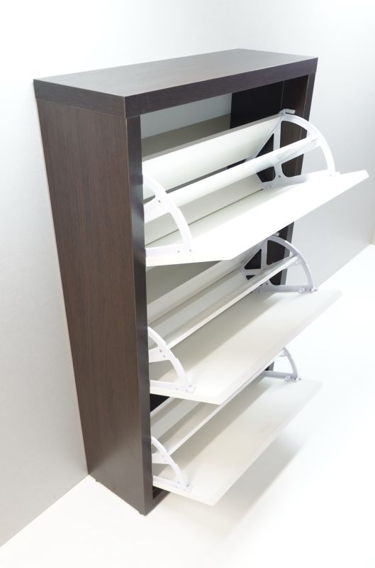 Тумба для обуви Анрат Элана 3.70 (венге магия-белый)