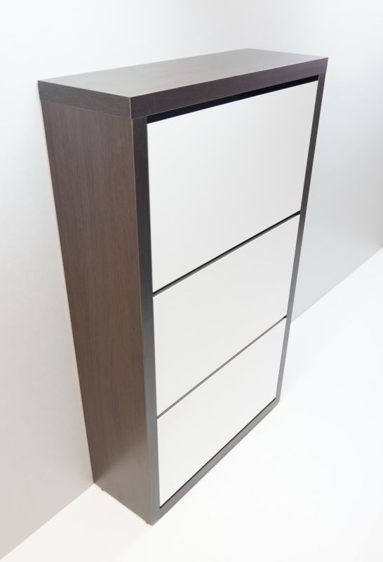 Тумба для обуви Анрат Элана 3.70 (венге магия-белый)