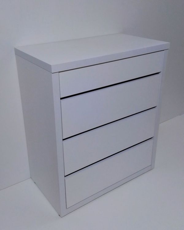 Комод  Анрат К 800 белый шириной 80 см